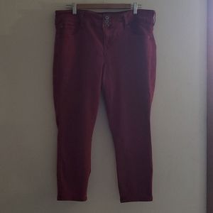 Torrid cropped jeans size 18